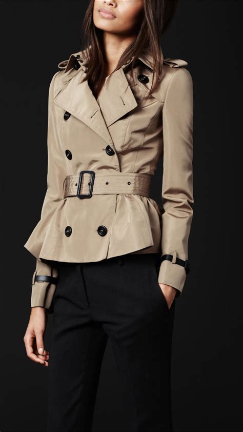 burberry prorsum cropped trench jacket|Burberry trench coat outlet.